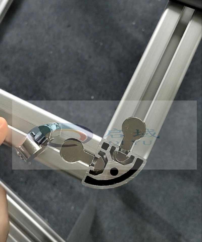 鋁型材和圓弧型材安裝圖 鋁型材和圓弧型材安裝圖