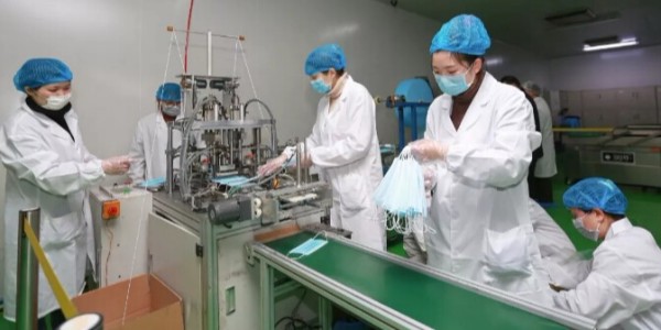 口罩生產(chǎn)過程